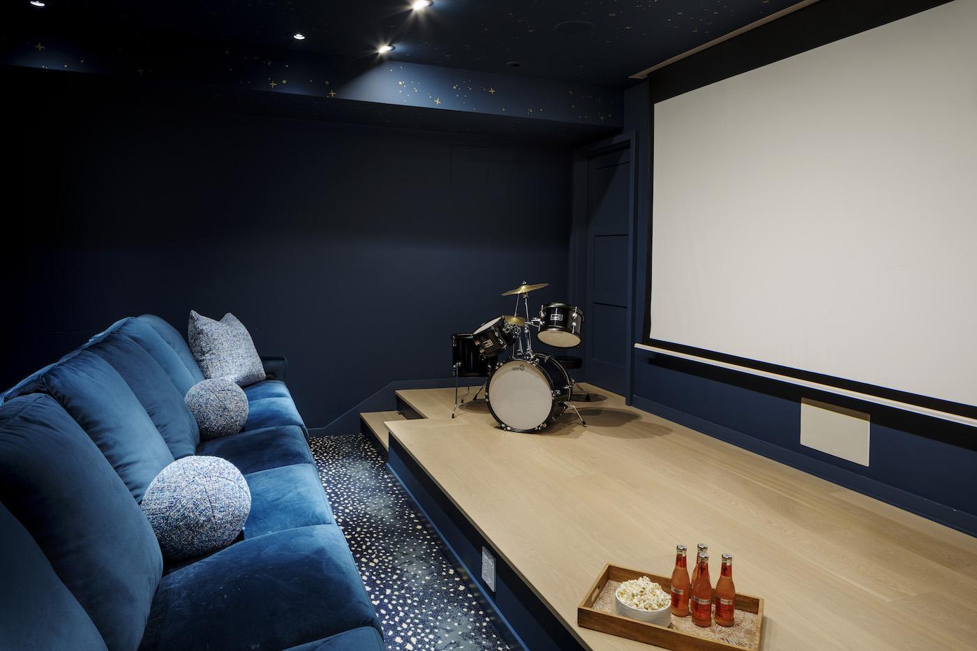social spaces, youngblood builders, home theater
